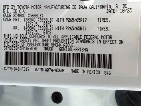 Used 2023 Toyota Tacoma TRD Sport w/ Black Out Package (TMS) AWD/4WD image 23