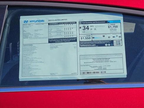 New 2025 Hyundai Elantra Limited image 16