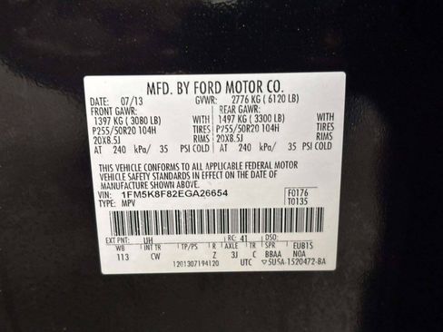 Used 2014 Ford Explorer Limited w/ Equipment Group 301A AWD/4WD image 33