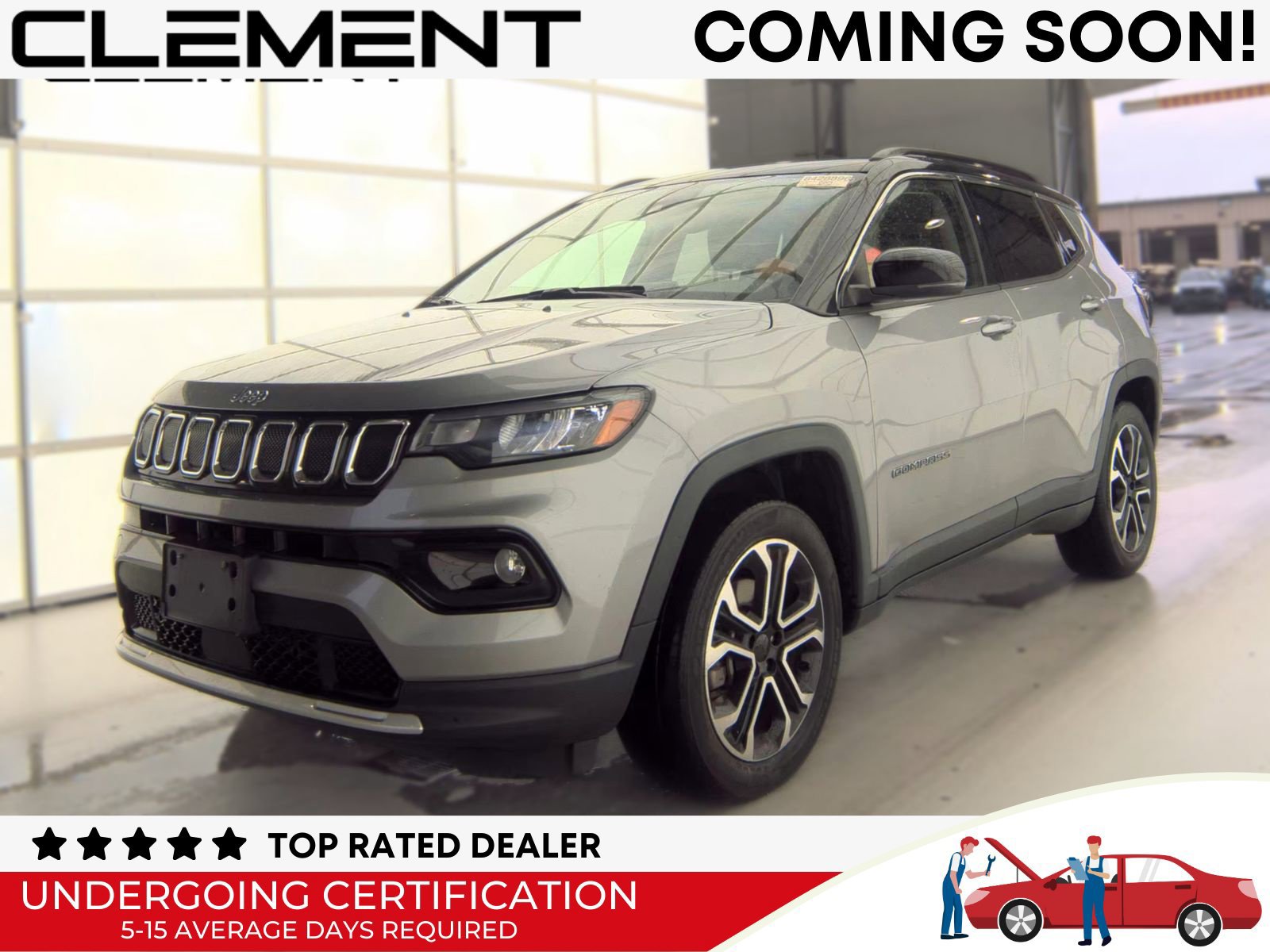Used 2022 Jeep Compass Limited w/ Sun and Sound Group AWD/4WD image 1