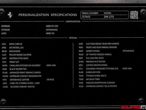 Used 2025 Ferrari 296 GTS RWD image 13