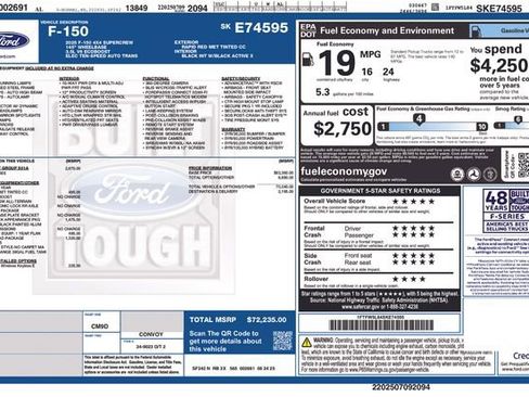 New 2025 Ford F150 Lariat w/ Equipment Group 501A Mid image 7
