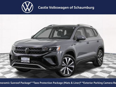 Used 2023 Volkswagen Taos SE w/ Panoramic Sunroof Package AWD/4WD image 1