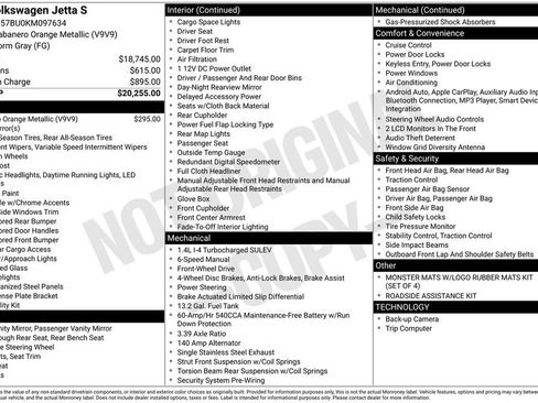 Used 2019 Volkswagen Jetta S image 10