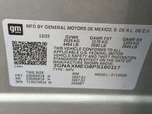 Used 2023 Chevrolet Equinox RS w/ RS Leather Package FWD image 25