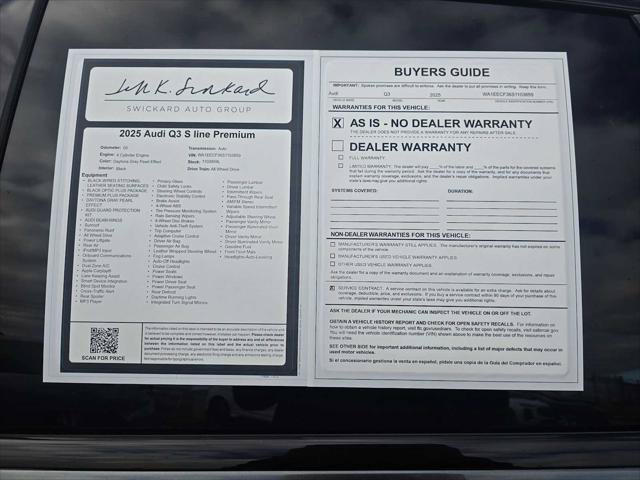 Used 2025 Audi Q3 2.0T Premium Plus w/ Premium Plus Package AWD/4WD image 16