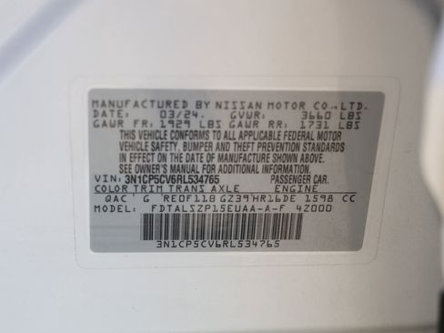 Used 2024 Nissan Kicks SV FWD image 33