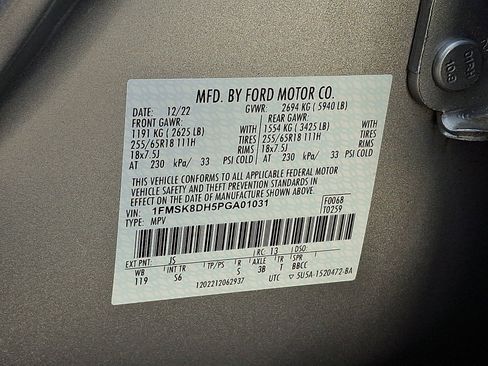Certified 2023 Ford Explorer XLT w/ Equipment Group 202A AWD/4WD image 26