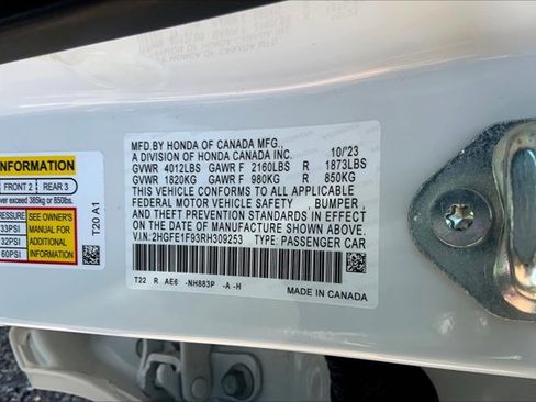 Used 2024 Honda Civic Touring image 32