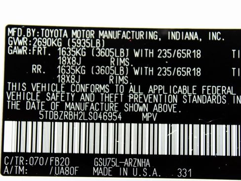 Used 2020 Toyota Highlander LE image 33