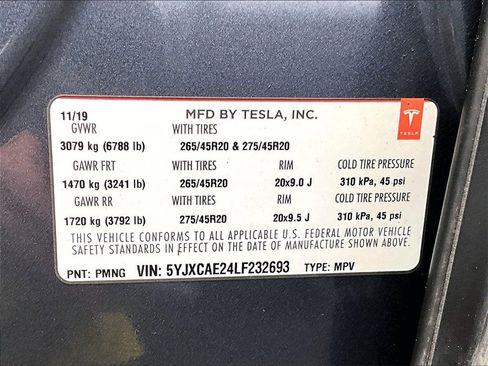 Used 2020 Tesla Model X Long Range image 35