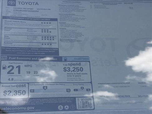 New 2026 Toyota Tacoma TRD Sport image 24