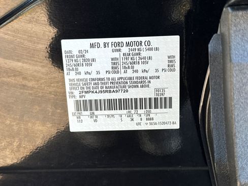 Certified 2024 Ford Edge SEL AWD/4WD image 28