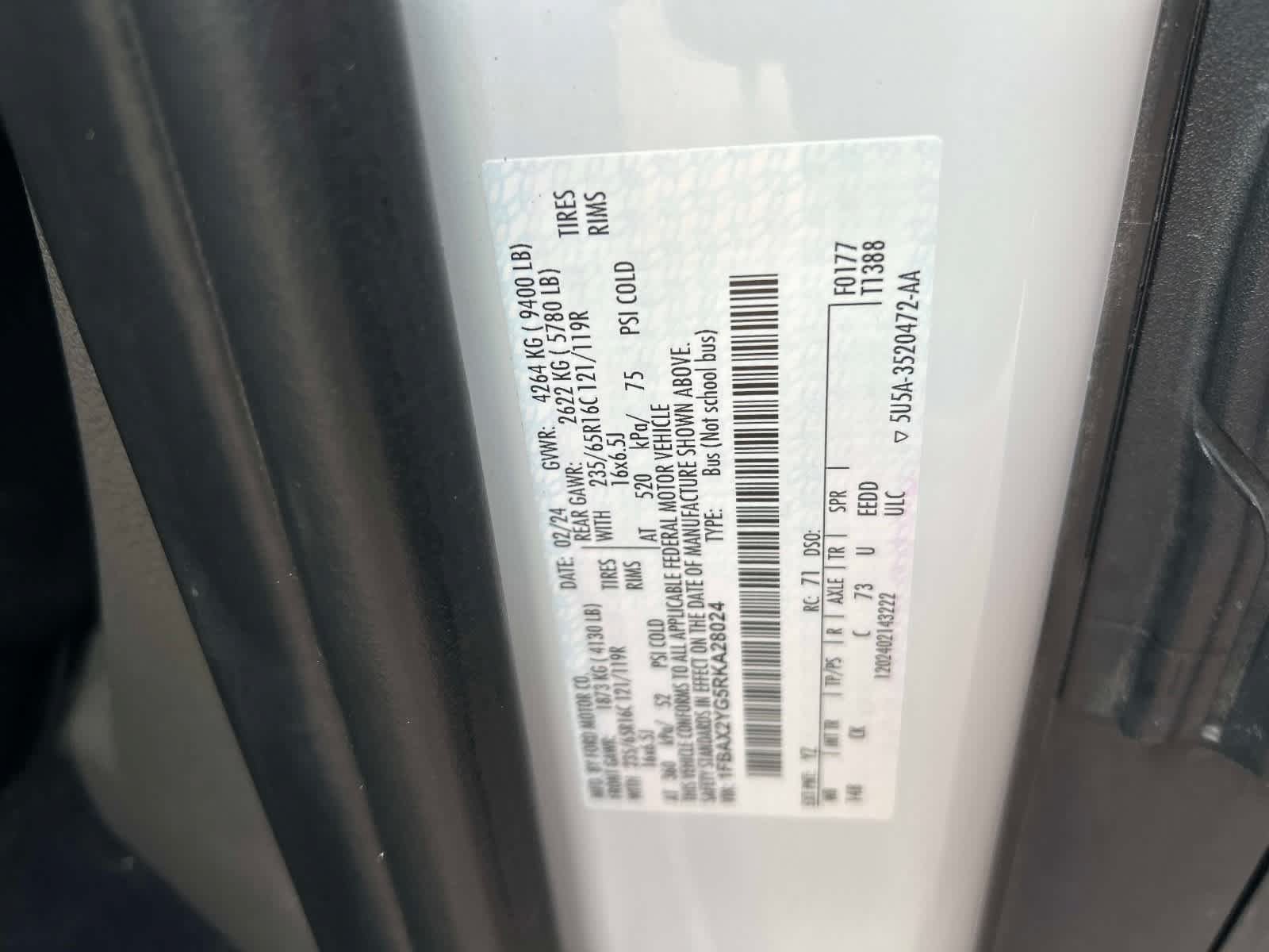 Used 2024 Ford Transit 350 XLT RWD image 23