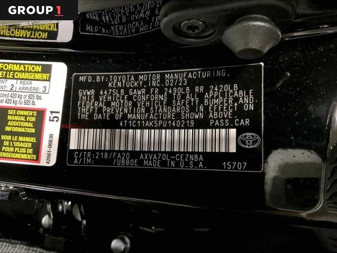 Certified 2023 Toyota Camry LE image 37