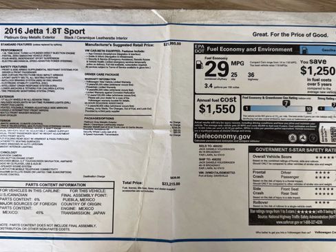 Used 2016 Volkswagen Jetta Sport image 79