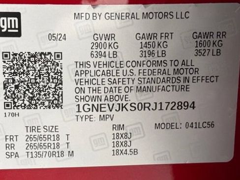 Used 2024 Chevrolet Traverse Z71 w/ Enhanced Driving Package AWD/4WD image 56
