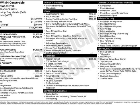 Used 2024 BMW M4 xDrive Competition w/ M Driver's Package AWD/4WD image 33