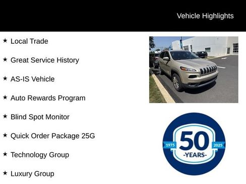 Used 2014 Jeep Cherokee Limited w/ Technology Group AWD/4WD image 8