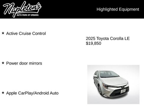 Used 2025 Toyota Corolla LE image 6