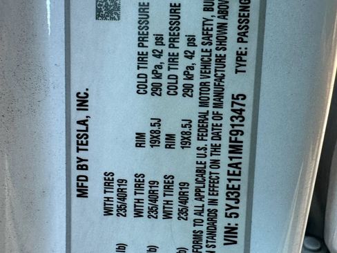 Used 2021 Tesla Model 3 Standard Range Plus RWD image 28