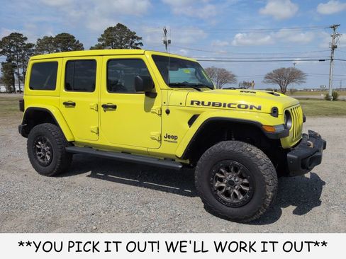 Used 2022 Jeep Wrangler Unlimited Rubicon w/ Trailer Tow Package AWD/4WD image 1