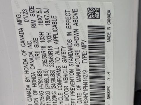 Used 2023 Honda CR-V EX-L image 16