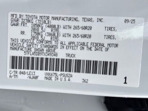 Used 2026 Toyota Tundra SR5 image 43