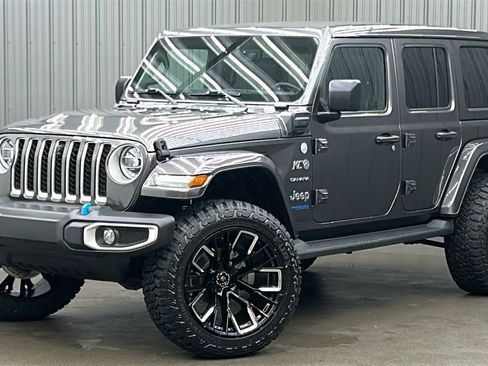Used 2022 Jeep Wrangler Unlimited Sahara 4xe image 1