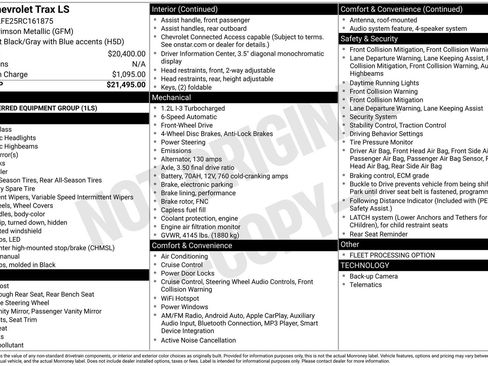 Used 2024 Chevrolet Trax LS image 6