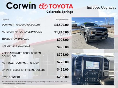 Used 2018 Ford F150 XLT w/ Equipment Group 302A Luxury image 4