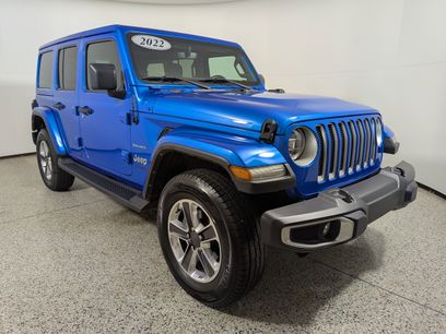 Used 2022 Jeep Wrangler Unlimited Sahara w/ LED Lighting Group