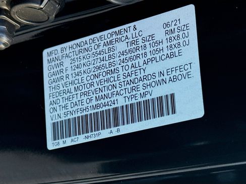 Used 2021 Honda Pilot EX-L image 39