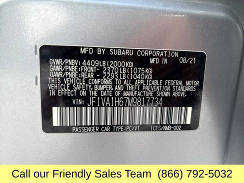 Used 2021 Subaru WRX Limited image 26