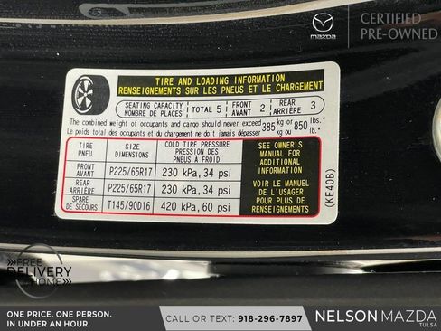 Certified 2025 MAZDA CX-5 AWD 2.5 S w/ Preferred Package image 52