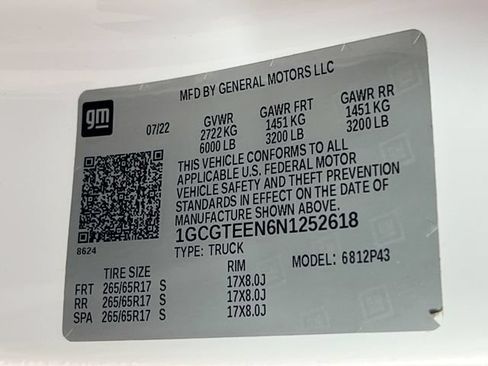 Used 2022 Chevrolet Colorado ZR2 AWD/4WD image 32