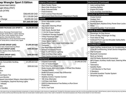 Used 2022 Jeep Wrangler Sport AWD/4WD image 2
