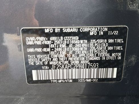 Certified 2023 Subaru Forester Limited image 55