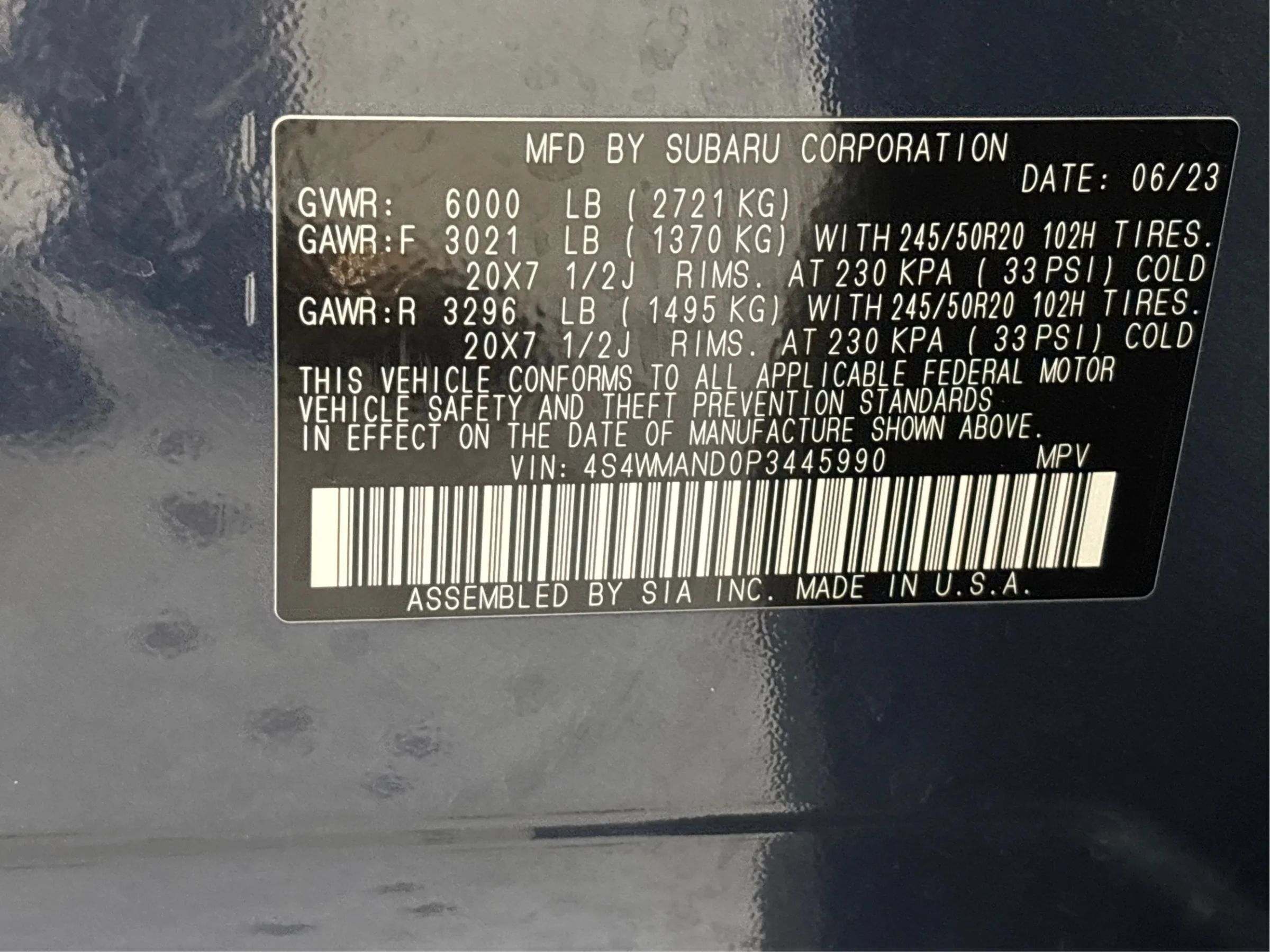 Used 2023 Subaru Ascent Limited AWD/4WD image 27