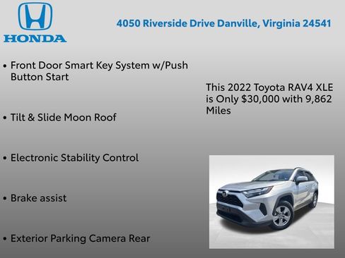 Used 2022 Toyota RAV4 XLE w/ Convenience Package FWD image 12