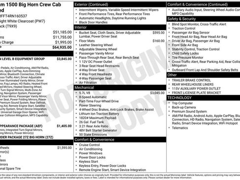 Used 2024 RAM 1500 Big Horn AWD/4WD image 4