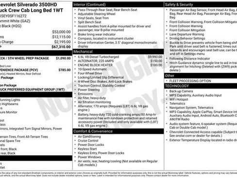 Used 2025 Chevrolet Silverado 3500 W/T AWD/4WD image 29