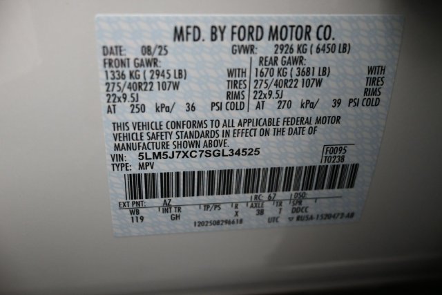 Used 2025 Lincoln Aviator Reserve w/ Equipment Group 201A AWD/4WD image 20