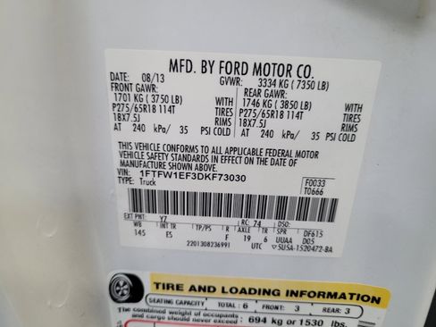 Used 2013 Ford F150 Lariat w/ Mid Equipment Group AWD/4WD image 33