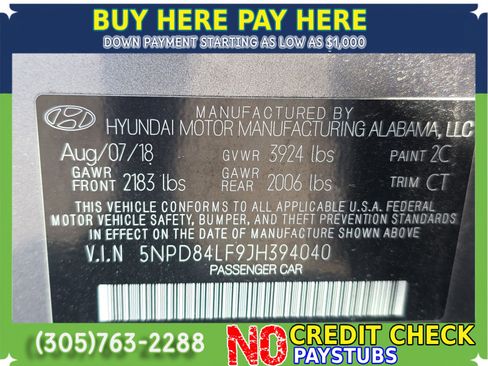 Used 2018 Hyundai Elantra SEL FWD image 14