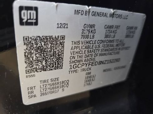 Used 2022 Chevrolet Silverado 1500 LT Trail Boss w/ Bed Protection Package AWD/4WD image 34