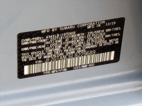 Used 2020 Subaru Crosstrek 2.0i Limited w/ Moonroof Package w/Navigation image 27