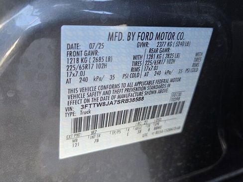 Used 2025 Ford Maverick XLT w/ XLT Luxury Package AWD/4WD image 7