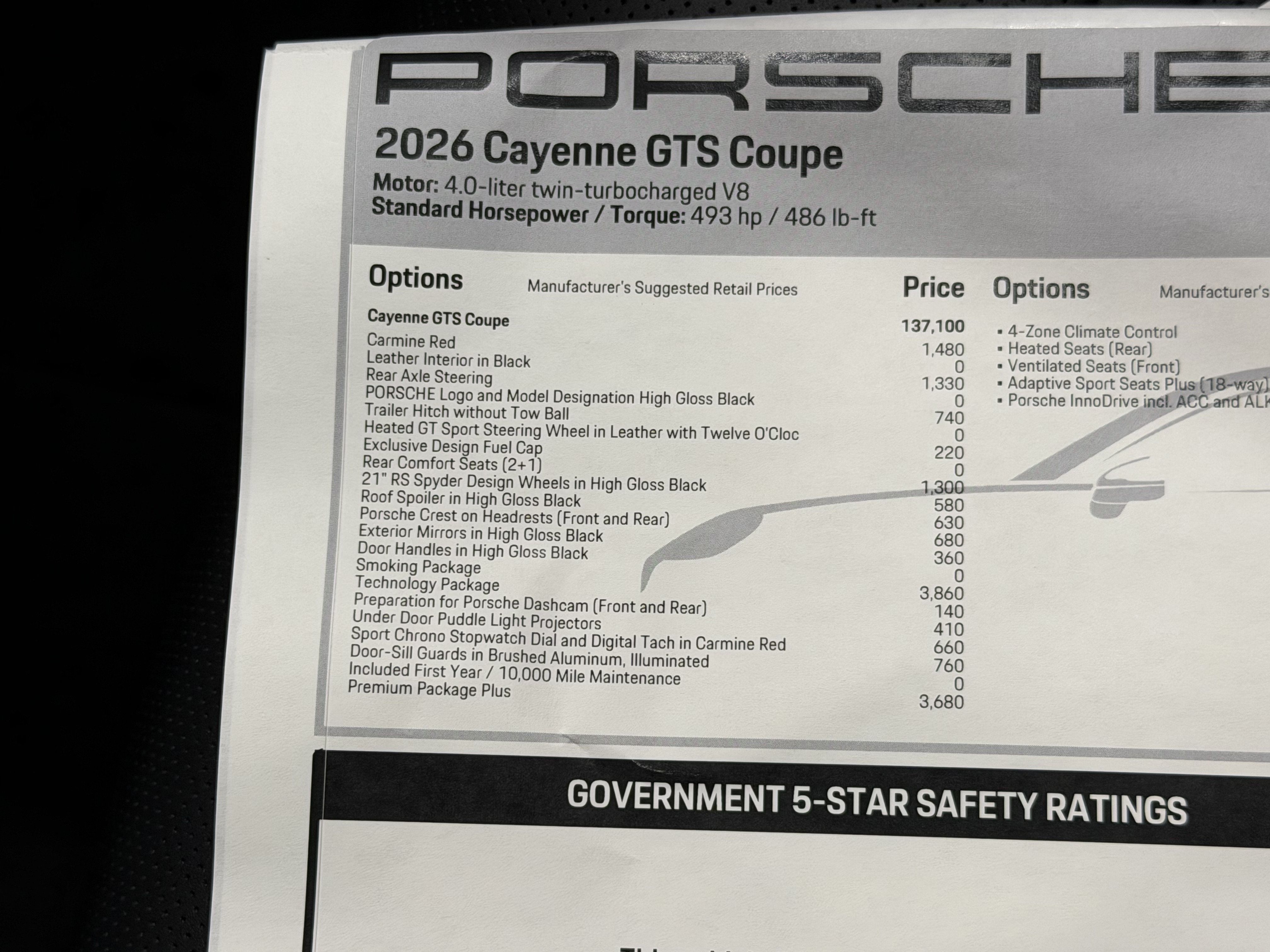 New 2026 Porsche Cayenne GTS AWD/4WD image 65