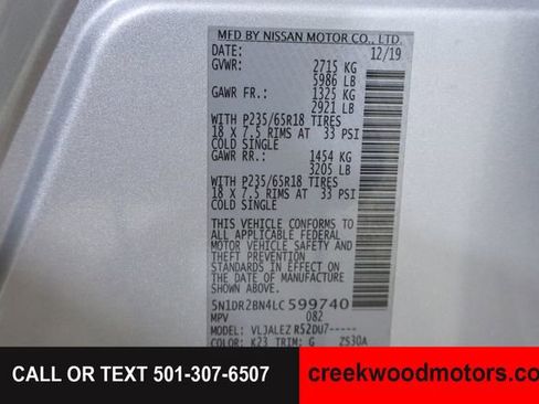 Used 2020 Nissan Pathfinder SV FWD image 32